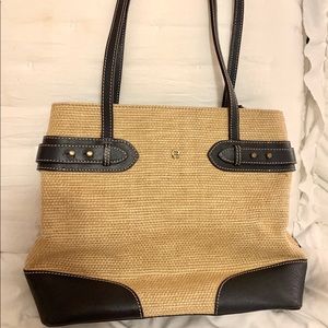 Etienne Aigner Woven style purse.